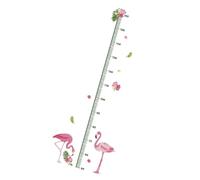 SILENRADAWN Autocollant Mural Hauteur pour Garçon et Filles en Pvc Réutilisable Animaux Dessinés, Règle de Croissance Créative pour Couloirs et Jardins D'garçon et Filles