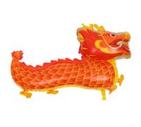 SILENRADAWN Ballon Dragon Facile à Démonter en Aluminium Rouge Grand Ballon pour Décoration Festive de Fête pour Vitrine et Magasin
