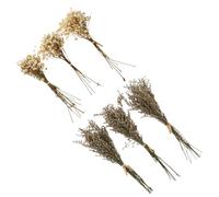 SILENRADAWN Bouquet Créatif Décoration Intérieure Solide Qui Ne Fane Pas de 6 Fleurs Séchées Gypsophile en Herbe Couleur Aléatoire pour Fêtes Dansantes et Maison