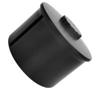 SILENRADAWN Distributeur de Papier Cou Noir en Plastique Couvercle, Compact | Ressort, Placement Fixe, Résistant à L’humidité, pour Salon de Coiffure