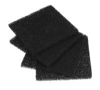 SILENRADAWN Filtres à Compost Carrés Absorption et Filtration 4pcs en Éponge Noire pour Poubelle et Bac à Compost Cuisine