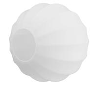 SILENRADAWN Globe en Verre Sphérique Blanc de 150mm pour Lampe Douilles G9, E14, E26, E27, Haute Transparence et Entretien Facile, pour Chambres et Salons Modernes