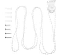 SILENRADAWN Kit de Réparation Embrayage pour Store Enrouleur Chaîne de Perles Blanc en Plastique et Acier Inoxydable, Accessoires Pratiques pour Stores Tamisants et Installation Facile