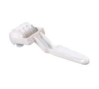 SILENRADAWN Outil de Pâtisserie Coupe-rouleau à Treillis Plastique Blanc Taille S, Ustensile Cuisine pour Pâte à Pâtisserie, Tarte, Pizza et Biscuits, Accessoire Pratique pour Décoration