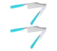 SILENRADAWN Pince à Gâteau Pratiques et Solide en Acier Inoxydable 2pcs Poignée Ergonomique et Design Léger Ustensiles de Pâtisserie Couleur Aléatoire pour Fête et Mariage