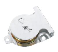 SILENRADAWN Poulie Simple en Acier Argenté pour Corde ou Câble 3/8 Pouces, Capacité 441 Lbs, Installation Plafond sans Effort, Gain de Place pour Usage Intérieur