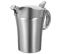 SILENRADAWN Saucière Isotherme en Acier Inoxydable 750ml à Double Paroi Bec Verseur Profilé et Isolation Thermique pour Sauces et Sauce Steak Usage Domestique