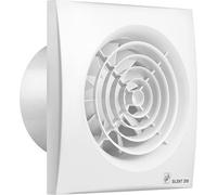 SILENT 200 CRZ ventilateur axial silencieux pour salle de bains - version avec clapet de retour, roulements à billes et minuterie réglable jusqu'à 30 minutes