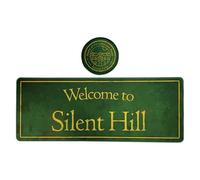 Silent Hill XL sous-Main et Dessous de Verre - Grand Tapis de Jeu antidérapant et Dessous de Verre pour Les Fans de Jeux vidéo d'horreur