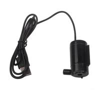 Silent Pompe à Eau USB 5V Tête Submersible Pompe à Eau Silencieuse USB | Moteur silencieux pour Tech, pour Max Head, 5 V USB Safe Power, idéal pour les zones de repos à l'intérieur, noir ou blanc