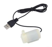 Silent Pompe à Eau USB 5V Tête Submersible Pompe à Eau Silencieuse USB | Moteur silencieux pour Tech, pour Max Head, 5 V USB Safe Power, idéal pour les zones de repos à l'intérieur, noir ou blanc