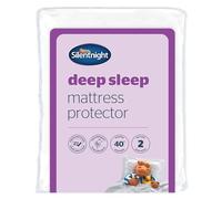 Silentnight Deep Sleep Protège-Matelas, Petit Double, Blanc, 120 x 190 cm, Blanc, Double Petit