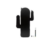 Silhouette ardoise ''Cactus'' Feutre craie inclus et kit velcro pour accrochage mural 30x50cm Securit