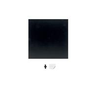 Securit – Tableaux noirs muraux Lot de 6 40 x 40 cm Pour marqueur à craie liquide Noir
