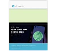 Silhouette Printable Glow-in-the-Dark Sticker Paper - 1 kit