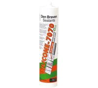 Mastic silicone bâtiment - alcoxy - 300 ml - pierre - 7070 Plus DEN BRAVEN