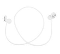 Silicone Bouchons D'oreilles Antibruit Réutilisables | Blanc, Motif Cd, Légers et Portables, avec Cordon et Étui, Protection Auditive