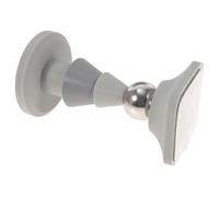 Silicone Butoir de Porte Adhésif au Sol Magnétique et Métal | Fixation sans Perçage, Lavable et Sûre, à Tige Vissée, Usage Intérieur Discret