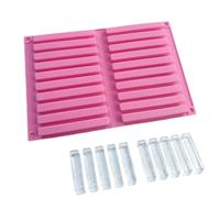 Silicone Chocolate Fry Mold 20-Cavity Reusable Baking Supplies | Freezer Ice Cube Molds for Bakers Parents Beginners Professionals Party Home Apartment Kitchen School Events