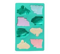 Silicone Chocolate Molds Non-Stick Train Motorcycle Helicopter Baking Tool | Silicone Craft Molds for Jelly Soap Candle Bath Ball Mini Dessert Home Bakery Picnic