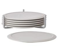 Zone Denmark Dessous de verre avec support Singles. lot de 6 Warm grey