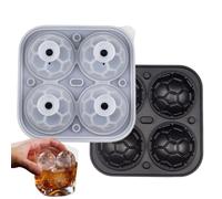 Silicone Ice Ball Mold Soccer Shape Reusable Ice Cube Maker Tray