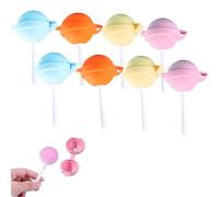 Silicone Lollipop Ice Pop Molds, 2026 New DIY Creative Frozen Treat Mold for Summer Parties, Reusable Food-Grade Sphere Popsicle Maker for Home (8pcs)