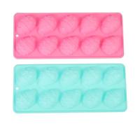 Silicone Moule à Œufs Vert 2 Pièces de Dinosaure | Créatif, Usage Maison ou Boutique, Facile à Nettoyer, Réutilisable, pour Gâteaux, Chocolat et Glace