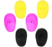 Silicone Protège-oreilles Réutilisables, 3 Paires pour Coloration | Protège de L’eau Teintures, Maintien Confortable et Léger, pour Soins Beauté et Huile