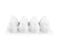 Silicone rose pour la cuisson de gâteaux élégants, desserts chocolat, démoulage facile, utilisation domestique, silicone avec un design réaliste en forme de rose, cuisson pour des collations des de