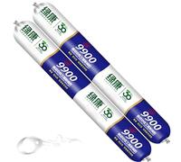Silicone Sealant Waterproof 9900, Mastic Silicone imperméable 9900, Mastic Imperméable pour Extérieur, Résistant à la Chaleur, aux Déchirures et à l'étirement (Transparent,2PCS)