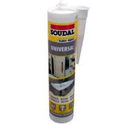 SOUDAL M289984 Mastic silicone Blanc 280 ml