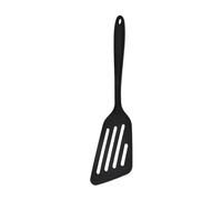 Silicone Spatule Cuisine Anti-scald, Noir Manche Confortable | Rangement Suspendu, Nettoyage Facile, Usage Hôtel Restaurant, Ustensile Pratique pour Cuisson Quotidienne