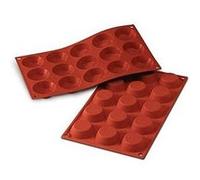 Silikomart Moule en silicone SF014 TARTELLETTA 15 cavités antiadhésif Ø50×15 mm Fabriqué en Italie
