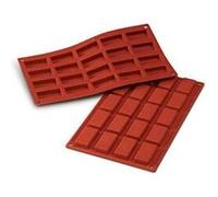 SILIKOMART Moule À Cubes 15 Cavités Classique Terracotta Silicone 20.025.00.0060