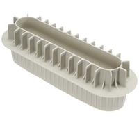 Silikomart 20.404.13.0065 Moule en Silicone Insert BUCHE, Gris Clair, 220X50 H 40 MM