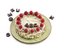 Silikomart 26.169.77.0065 SF169 Moule pour Chocolat et Glace Forme Lettres ABC 82 Cavités Silicone Marron