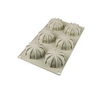 Silikomart Moule silicone Mini Goccia, 6 mini gâteaux, Gris 6,8 cm