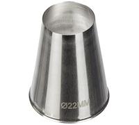 Silikomart 43.319.99.0000 BT222 Douille pour Poche à Douille Inox, Argent