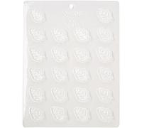 Silikomart 70.215.99.0060 90/13034 Moule pour Chocolat Forme Feuille PET Transparent