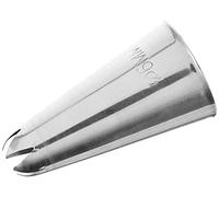 Silikomart |BC326 Embout en acier inoxydable pour Sac à Poche | trou étoilé fermé, taille Ø 8 mm