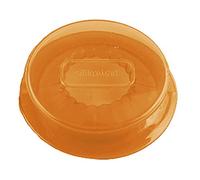 Silikomart - CAPFLEX XL - Couvercle en Silicone Ø105 mm, Orange Translucide
