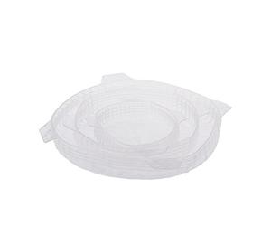 silikomart | CFF SET3B Set de couvercles en Silicone COVERFLEX, Composition set 3 couvercles transparents en Silicone alimentaire, Ø 110 - 160 - 210 mm, Made in Italy