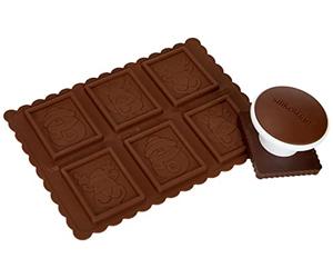 silikomart | CKC01 Moule en Silicone pour chocolats SNOWMAN SLIM, antiadhésif, 6 chocolats, paquet de 1 Moule pour sucreries, Easy Choc, 47 x 57 mm, h 5 mm, Volume 33 ml, Made in Italy