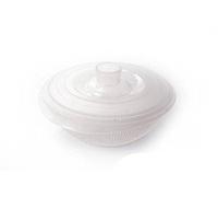 silikomart | COC 03 Récipient rond en Silicone, antiadhésif, paquet de 1 Moule pour cuisson au micro-ondes ø185 h 65 mm, Made in Italy