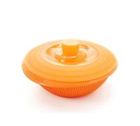 silikomart | COC 04 Récipient rond en Silicone | antiadhésif, paquet de 1 Moule pour cuisson au micro-ondes ø235 h 75 mm, fabriqué en Italie