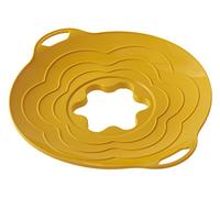 Silikomart | Couvercle en Silicone Vapo Twist avec Bouchon Amovible, Jaune | Mesures Ø220 mm, Made in Italy