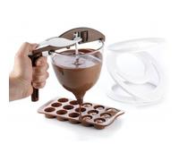 Silikomart - Entonnoir À Piston + 3 Douilles - 70.095.99.0065