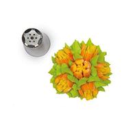 Silikomart | Flower Tube 08, embout en acier inoxydable pour Sac à Poche, trou pour décorations florales, taille Ø 25 mm