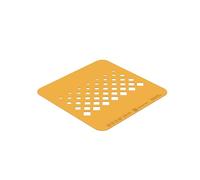 Silikomart Lot de 2 pochoirs en silicone pour décoration alimentaire Motif losanga 16 x 16 cm